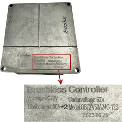 GTR 72V50A Controller FOC 2-in-1 two in one Integrated Brushless - VirtuousWares.Store