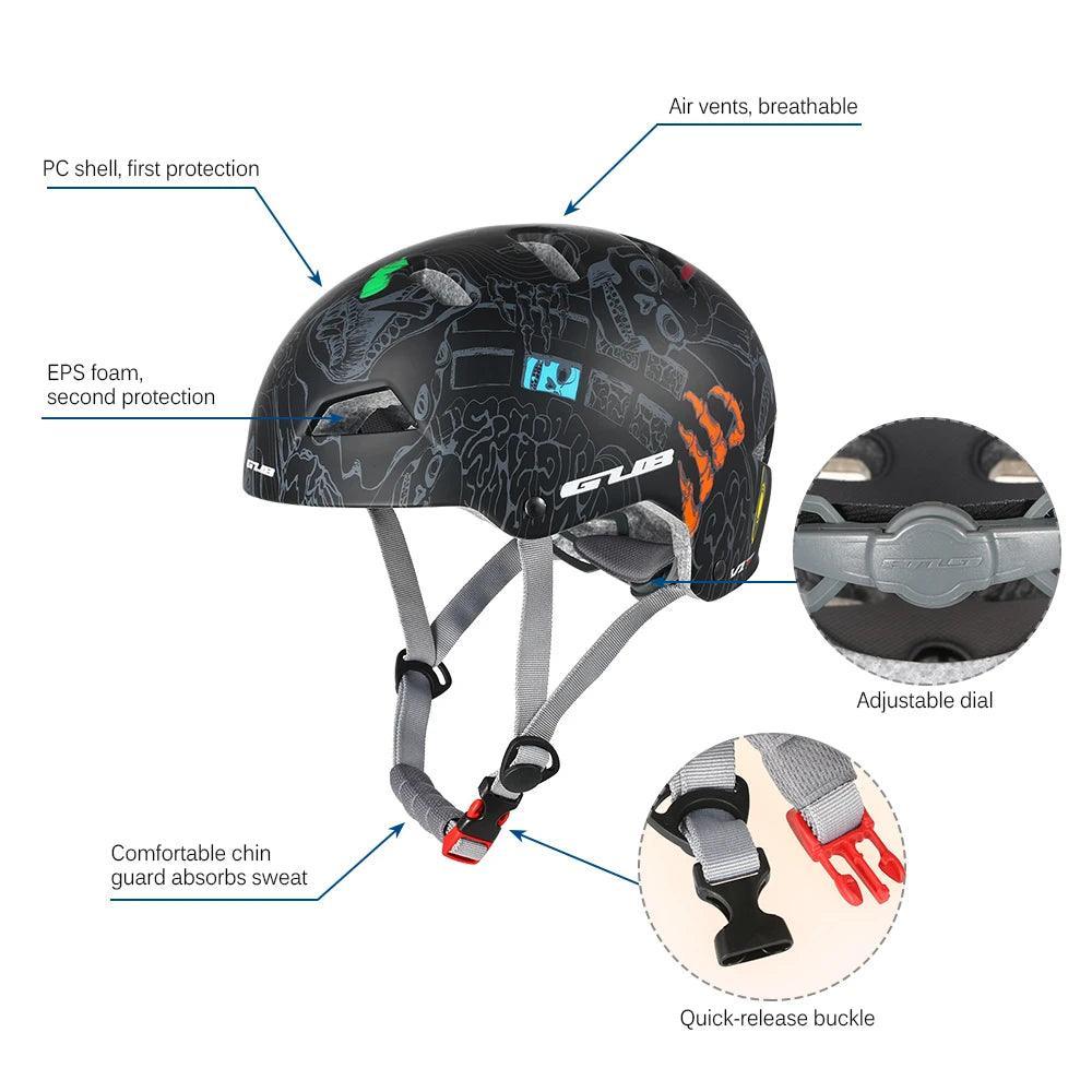 GUB Mountain Road Bike Cycling Helmet Scooter Street Bike Rock Climbing Helmet Can Be Installed Action Camera Bicycle Helmet - VirtuousWares.Store