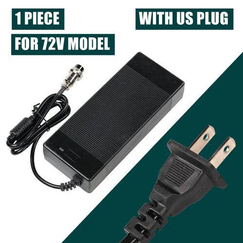 GX16 3-Pin 84V 1.5A AC/DC Li-ion Battery Charger for 72V Model of ZERO - VirtuousWares.Store