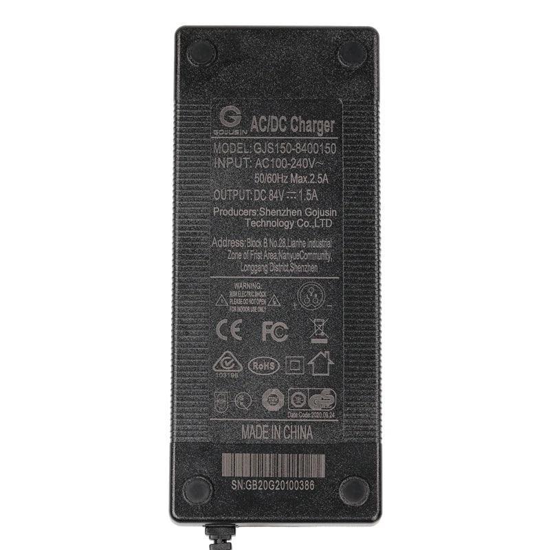 GX16 3-Pin 84V 1.5A AC/DC Li-ion Battery Charger for 72V Model of ZERO - VirtuousWares.Store