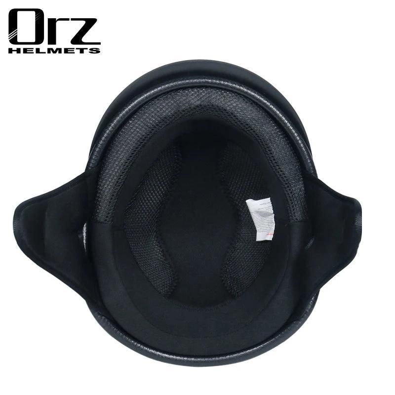 Half face Motorcycle Helmet vintage retro scooter jet helmet Cruiser - VirtuousWares.Store