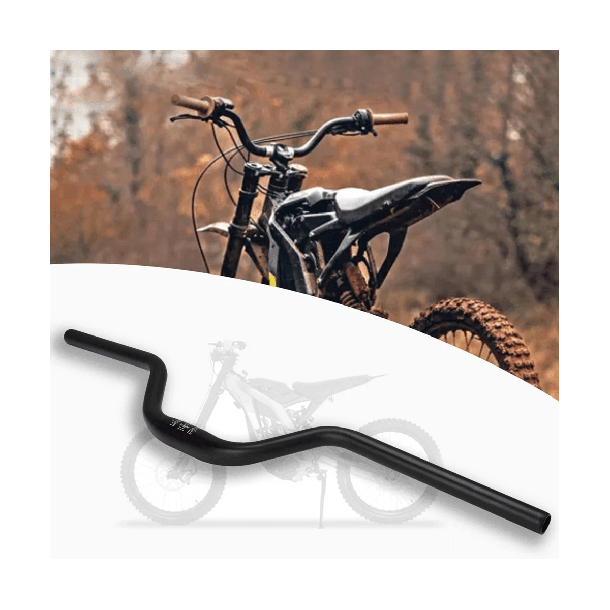 Handle Bar Heightened, Motorcycle Handlebars 7/8 Inch 22mm Aluminum - VirtuousWares.Store