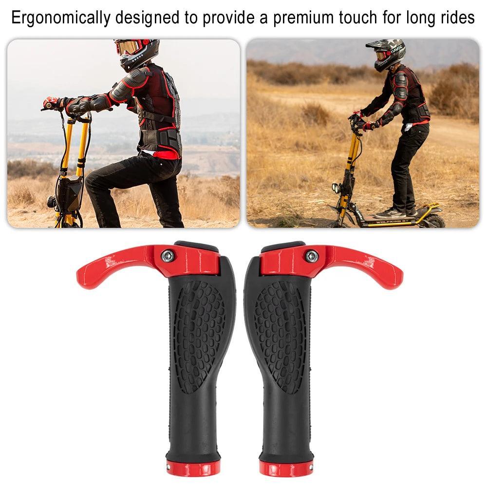 Handle Gloves Handlebar Grip for Kaabo Wolf E-Scooter Aluminum Lock-on - VirtuousWares.Store
