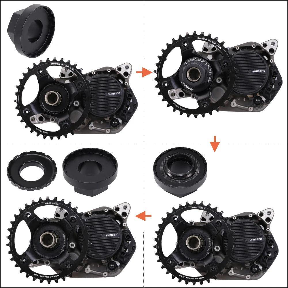 HEPPE Electric Fat Bike Motor Chainring Install and Removal Tool - VirtuousWares.Store