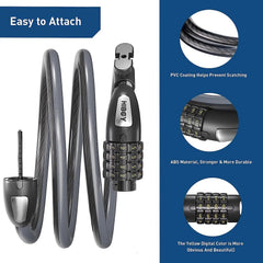 Hiboy Cable Chain Lock for All Scooter or Bike - VirtuousWares.Store