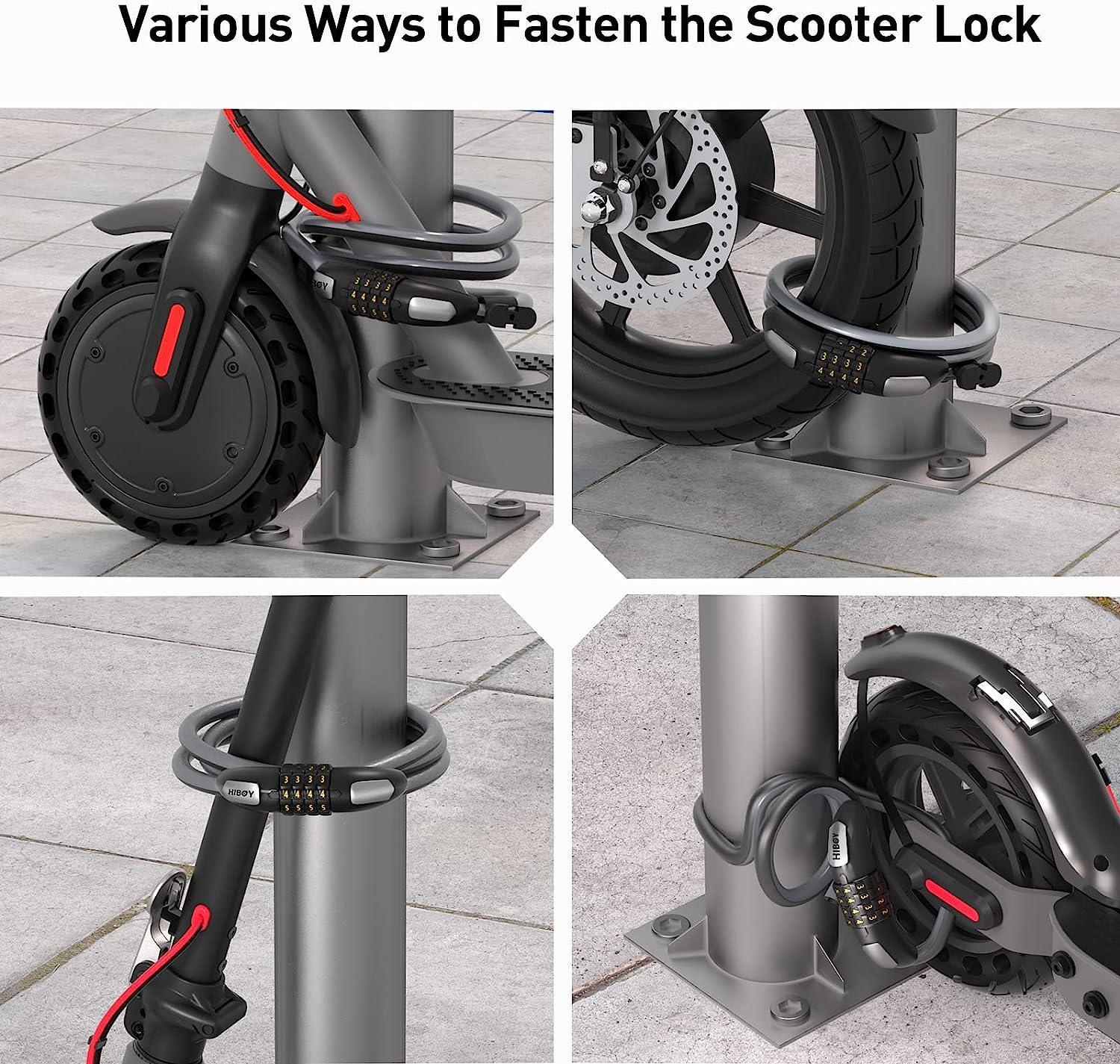 Hiboy Cable Chain Lock for All Scooter or Bike - VirtuousWares.Store
