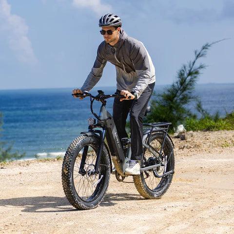 Hiboy EX7 Full Suspension Electric Bike! Ready for Your Next Adventure? Imagine a weekend where adventure calls you to the great outdoors. - VirtuousWares.Store