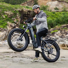 Hiboy EX7 Full Suspension Electric Bike! Ready for Your Next Adventure? Imagine a weekend where adventure calls you to the great outdoors. - VirtuousWares.Store