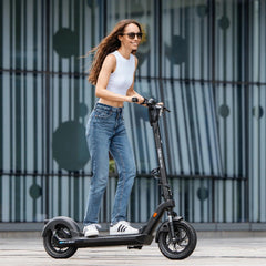 Hiboy X300 Big-Wheel Electric Scooter !Powerful Performance, Easy Ride X300's 500W motor (peaking at 700W) and 23MPH top speed ensure smooth acceleration, ideal for navigating city streets with ease. - VirtuousWares.Store