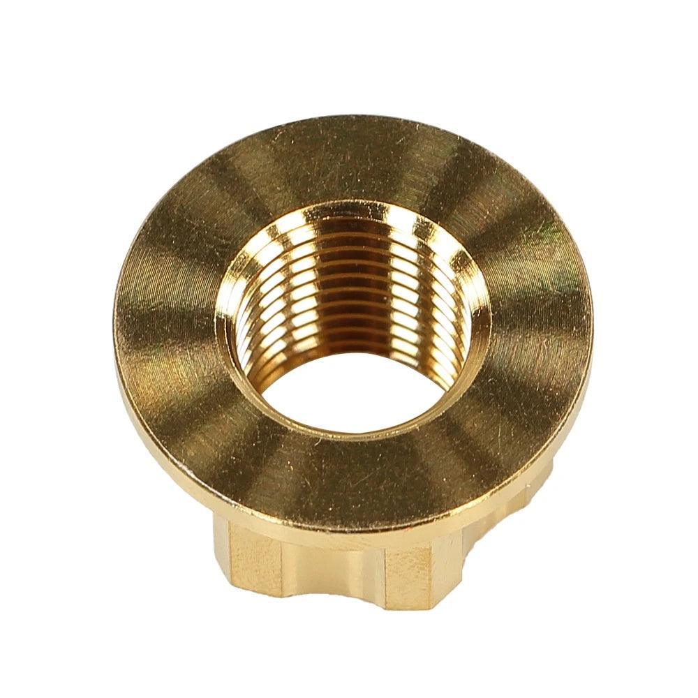 High-End M12 Titanium Alloy Fancy Flange Nut for ZERO 9 8X VSETT 8+ 9+ - VirtuousWares.Store
