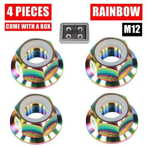 High-End M12 Titanium Alloy Flange Nut for ZERO 8 9 8X VSETT 8+ 9+ VDM - VirtuousWares.Store