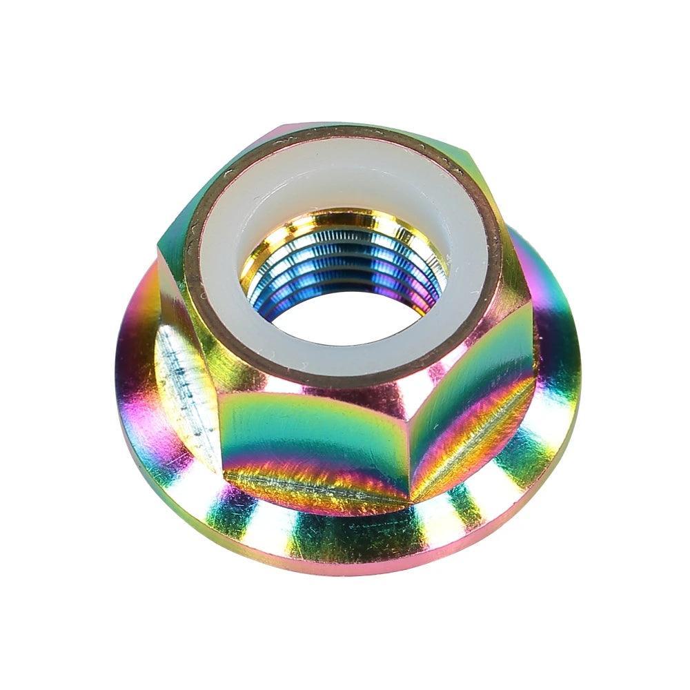 High-End M12 Titanium Alloy Flange Nut for ZERO 8 9 8X VSETT 8+ 9+ VDM - VirtuousWares.Store