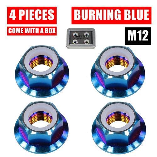 High-End M12 Titanium Alloy Flange Nut for ZERO 8 9 8X VSETT 8+ 9+ VDM - VirtuousWares.Store