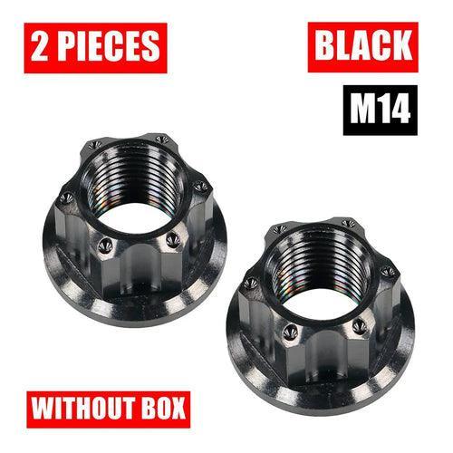 High-End M14 Titanium Alloy Flange Fancy Nut for ZERO 10X 11X VSETT - VirtuousWares.Store