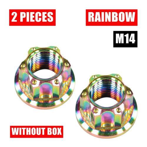 High-End M14 Titanium Alloy Flange Fancy Nut for ZERO 10X 11X VSETT - VirtuousWares.Store