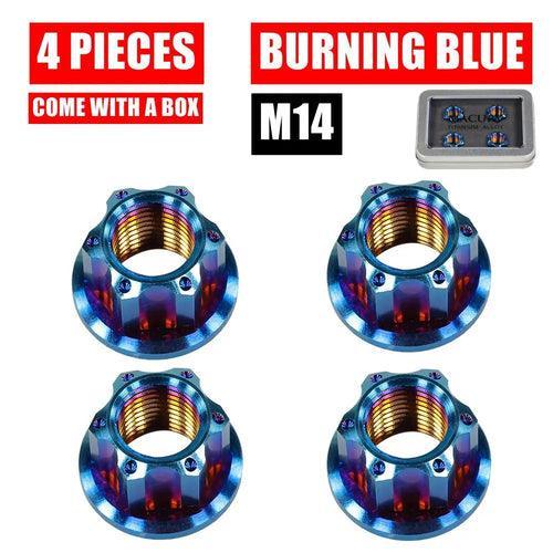 High-End M14 Titanium Alloy Flange Fancy Nut for ZERO 10X 11X VSETT - VirtuousWares.Store