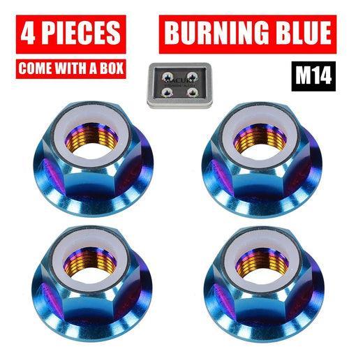 High-End M14 Titanium Alloy Flange Nut for ZERO 10X 11X VSETT 10+ 11+ - VirtuousWares.Store