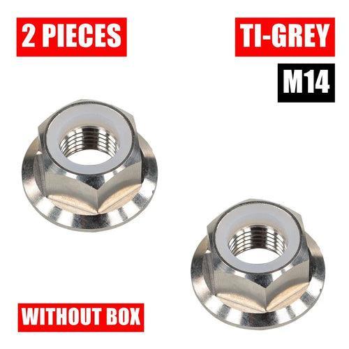 High-End M14 Titanium Alloy Flange Nut for ZERO 10X 11X VSETT 10+ 11+ - VirtuousWares.Store
