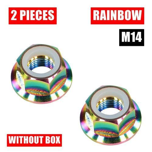 High-End M14 Titanium Alloy Flange Nut for ZERO 10X 11X VSETT 10+ 11+ - VirtuousWares.Store
