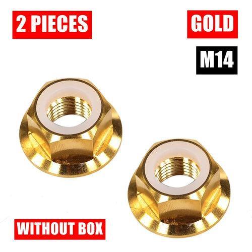 High-End M14 Titanium Alloy Flange Nut for ZERO 10X 11X VSETT 10+ 11+ - VirtuousWares.Store