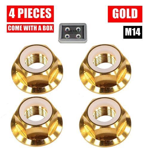 High-End M14 Titanium Alloy Flange Nut for ZERO 10X 11X VSETT 10+ 11+ - VirtuousWares.Store