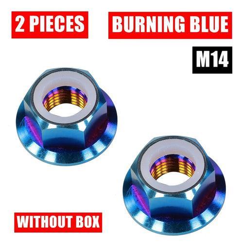 High-End M14 Titanium Alloy Flange Nut for ZERO 10X 11X VSETT 10+ 11+ - VirtuousWares.Store