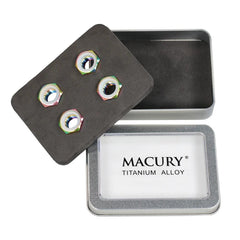 High-End M14 Titanium Alloy Flange Nut for ZERO 10X 11X VSETT 10+ 11+ - VirtuousWares.Store
