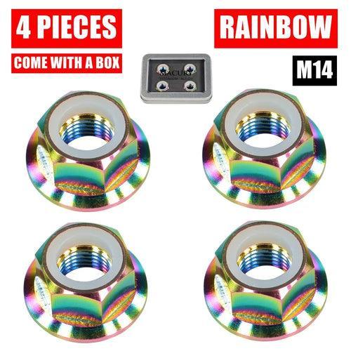 High-End M14 Titanium Alloy Flange Nut for ZERO 10X 11X VSETT 10+ 11+ - VirtuousWares.Store