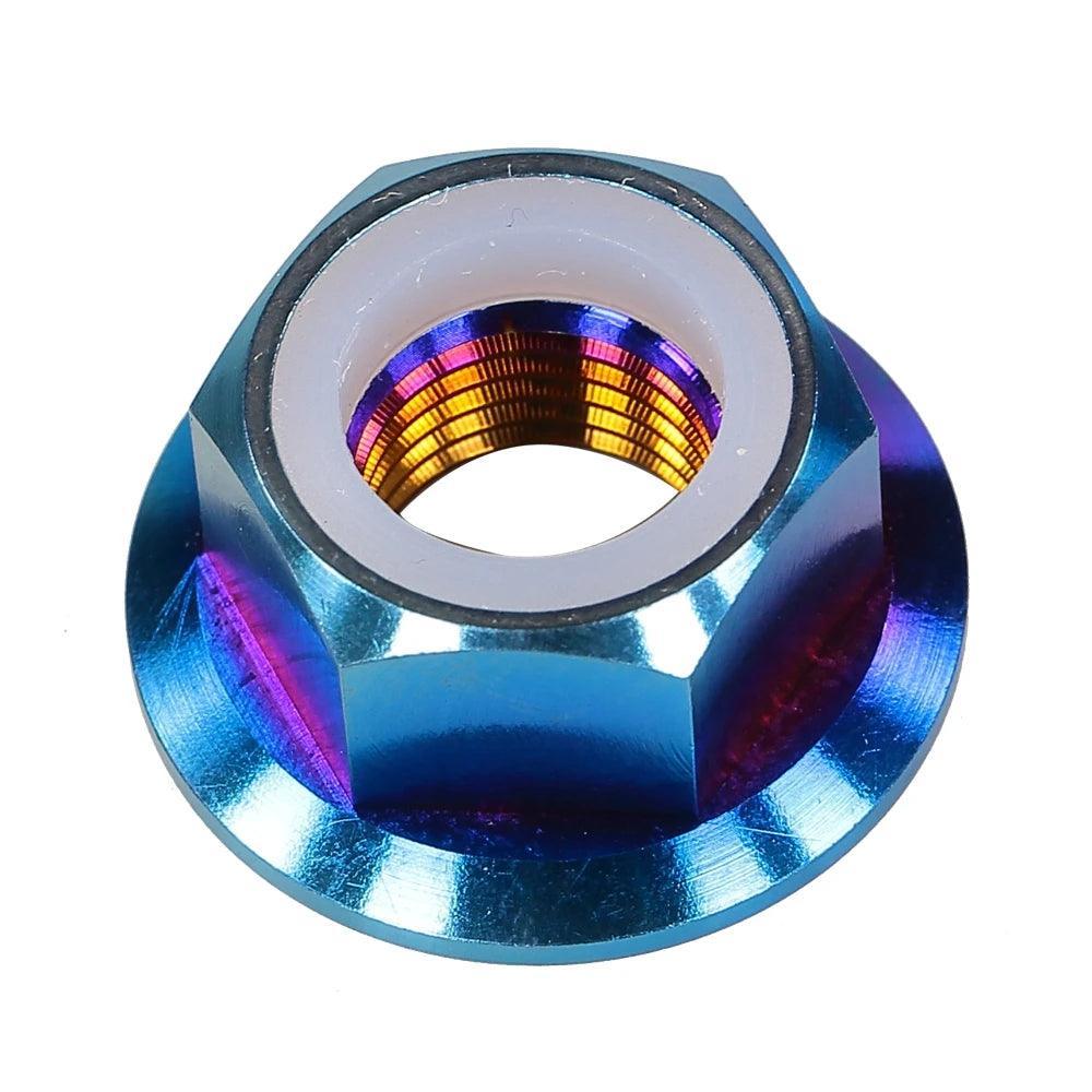 High-End M14 Titanium Alloy Flange Nut for ZERO 10X 11X VSETT 10+ 11+ - VirtuousWares.Store