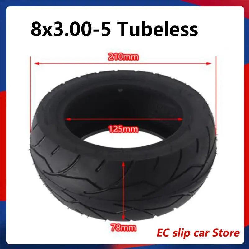 High Quality 8x3.00-5 Vacuum Tire for Electric Scooter Kaabo Mantis 8 - VirtuousWares.Store