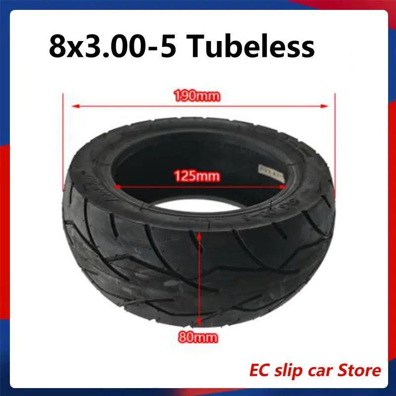 High Quality 8x3.00-5 Vacuum Tire for Electric Scooter Kaabo Mantis 8 - VirtuousWares.Store