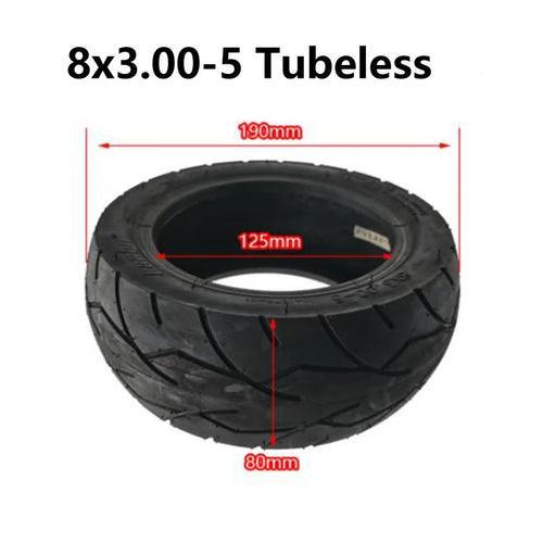 High Quality 8x3.00-5 Vacuum Tire for Electric Scooter Kaabo Mantis 8 - VirtuousWares.Store