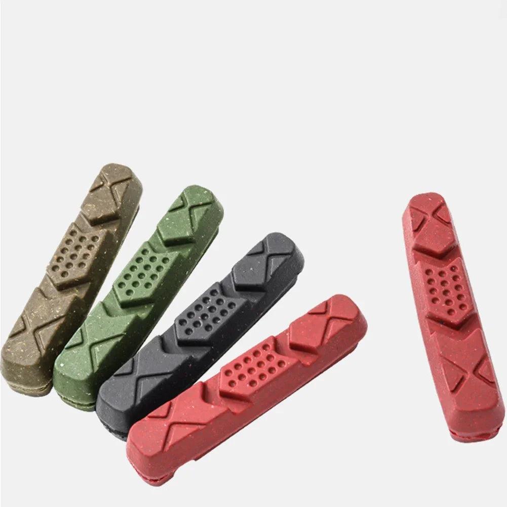 High Quality Practical V-Brake Blocks Rubber + Special Abrasive For - VirtuousWares.Store