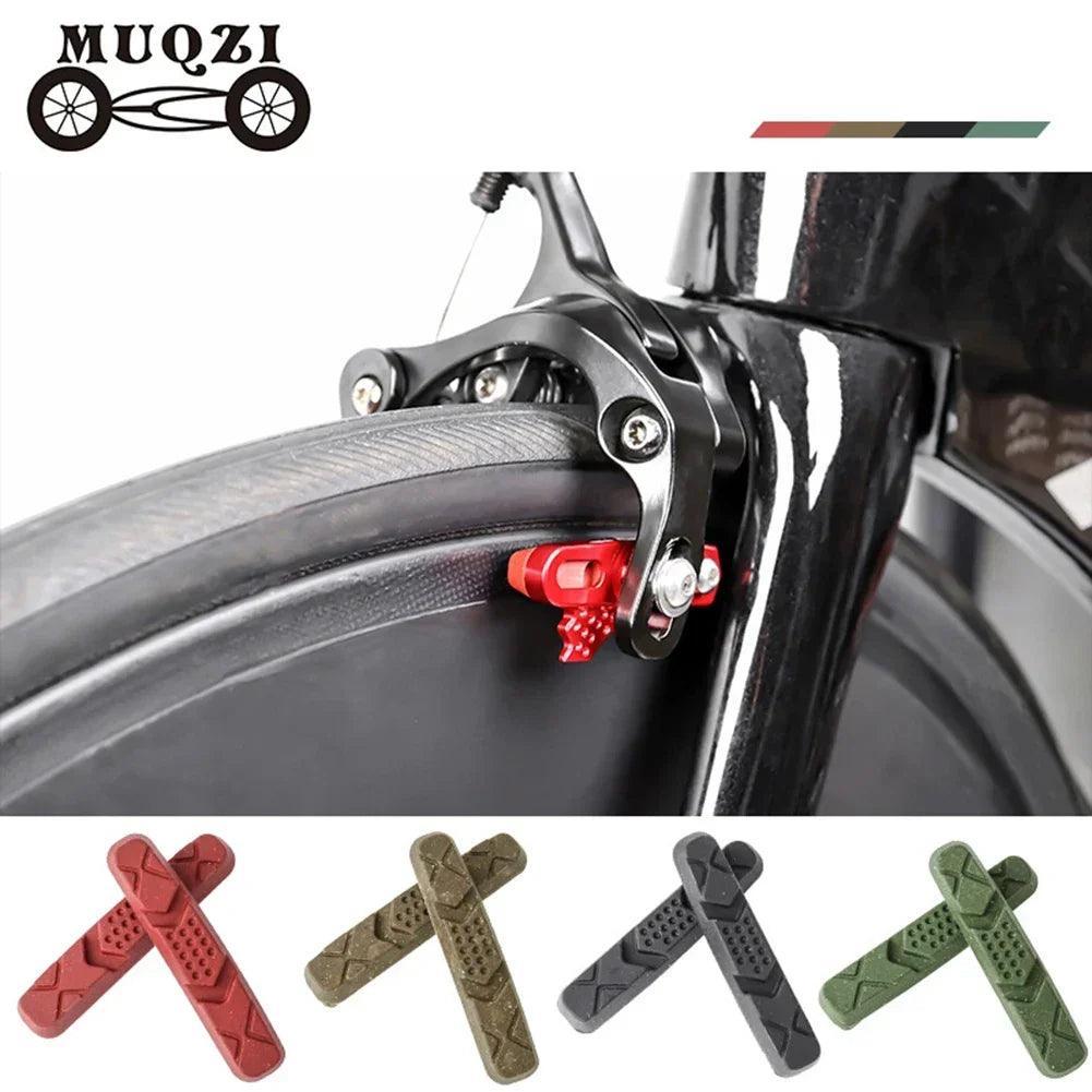 High Quality Practical V-Brake Blocks Rubber + Special Abrasive For - VirtuousWares.Store