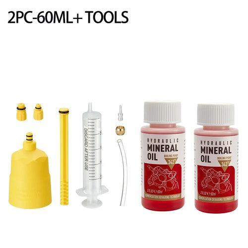 Hot Bicycle Brake Mineral Oil System 60Ml Fluid Cycling Mountain Bikes - VirtuousWares.Store