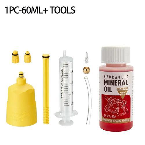 Hot Bicycle Brake Mineral Oil System 60Ml Fluid Cycling Mountain Bikes - VirtuousWares.Store