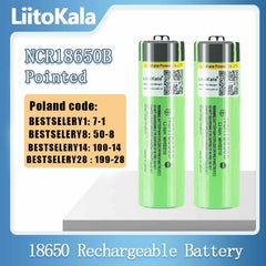 Hot liitokala 100% New Original NCR18650B 3.7 v 3400 mah 18650 Lithium - VirtuousWares.Store