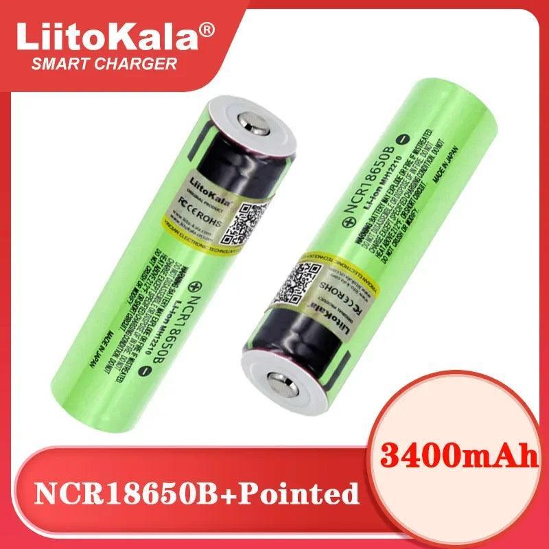 Hot Liitokala Original NCR18650B 3.7v 3400mAh 18650 Lithium - VirtuousWares.Store