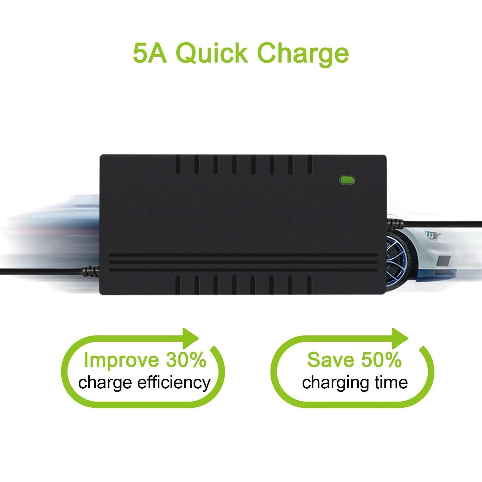 HYTRIDE 42V 5A Lithium Battery Charger 36V 10S 5A Li-ion Battery - VirtuousWares.Store