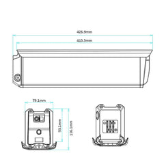 Integrated Li-ion Battery Pack for KASEN RANGER 500W 750W GOTRAX - VirtuousWares.Store
