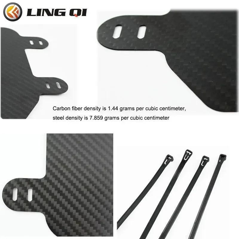 JSE Electric Motorcycle Upgrades Carbon Fiber Number Plate for Surron - VirtuousWares.Store
