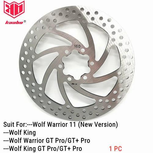 Kaabo 145mm 160mm Brake Disc for Kaabo Warrior 11 Wolf King GT/GT Pro - VirtuousWares.Store