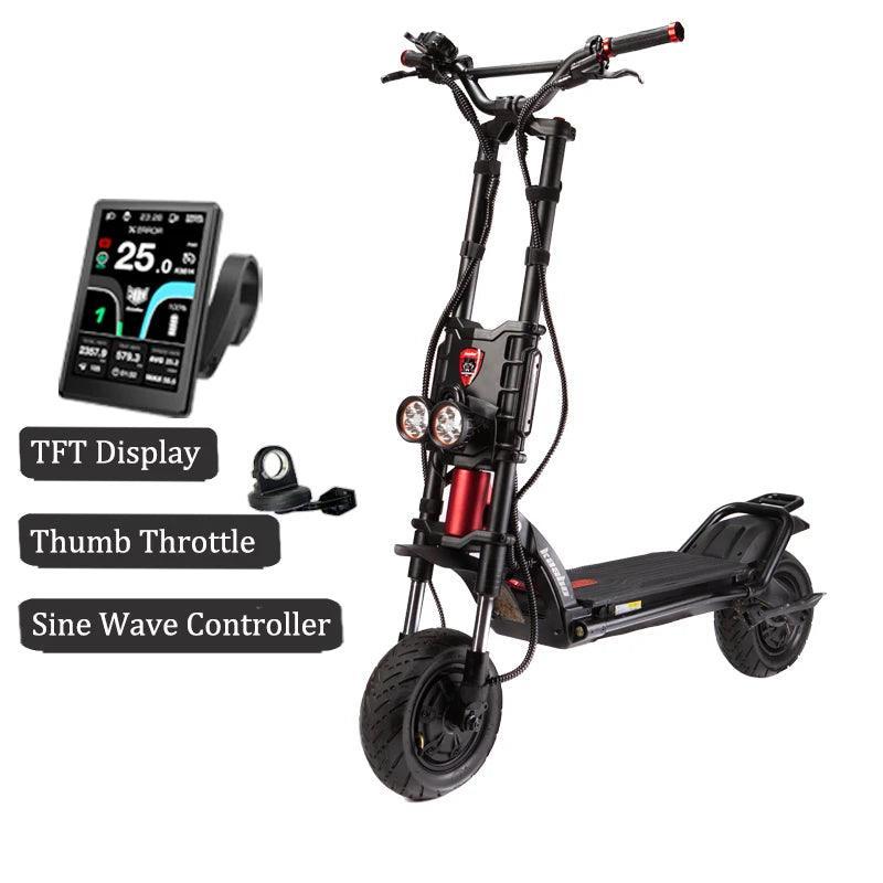 Kaabo Wolf King GT Pro Scooter 11inch 72V 35Ah Battery 2000W*2 Dual Motor - VirtuousWares.Store