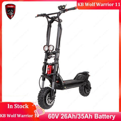 Kaabo Wolf Warrior Scooter 11 Scooter 26Ah 60V 35Ah 1200W*2 Dual Motor - VirtuousWares.Store