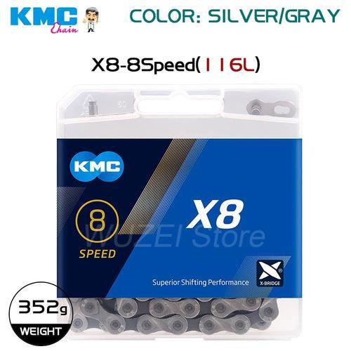 KMC Chain X8 X9 X10 X11 X12 MTB Road Bike Bicycle Chain For - VirtuousWares.Store