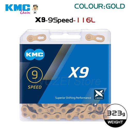 KMC Chain X8 X9 X10 X11 X12 MTB Road Bike Bicycle Chain For - VirtuousWares.Store