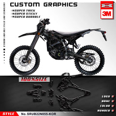 KUNGFU GRAPHICS Adhesives Stickers Custom Decal Kit Full Wrap for - VirtuousWares.Store
