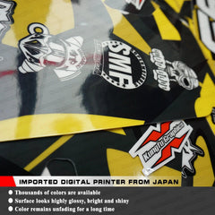 KUNGFU GRAPHICS Adhesives Stickers Custom Decal Kit Full Wrap for - VirtuousWares.Store