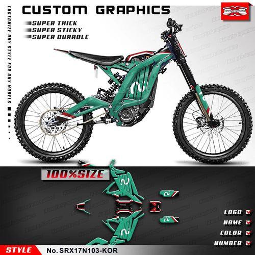 KUNGFU GRAPHICS Graphics Kit UV-resistant Vinyl Stickers for Surron - VirtuousWares.Store