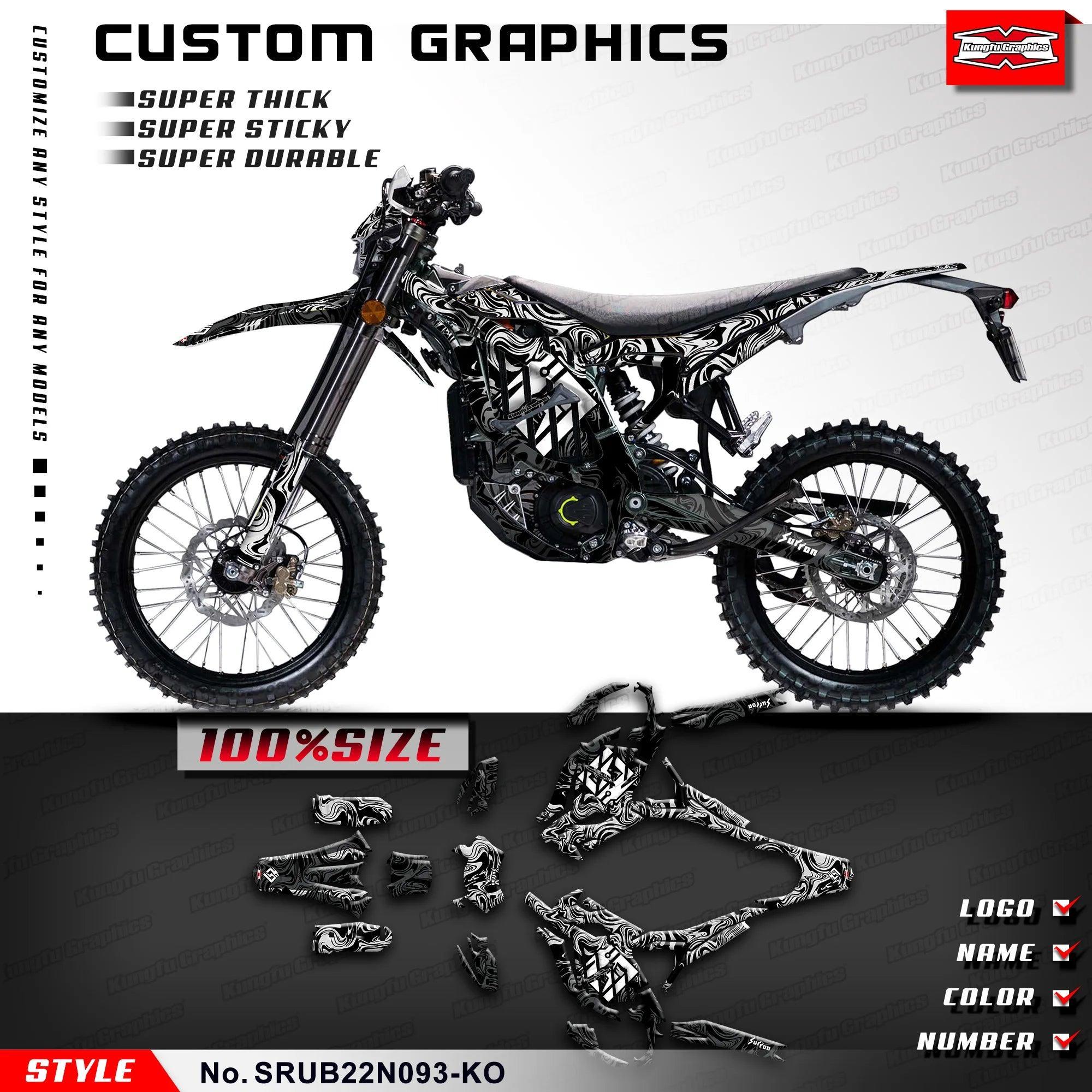 KUNGFU GRAPHICS Racing Sticker Decals Stickers for for Sur-Ron Ultra - VirtuousWares.Store